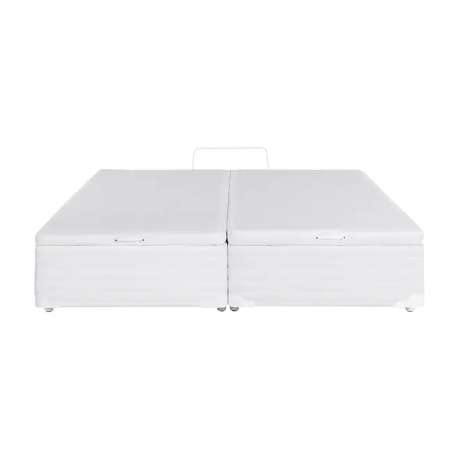 BASE PARA CAMA BOX QUEEN 1,58 M X 1,98 M COM BAÚ MAX - BRANCO - Foto 4
