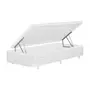 BASE PARA CAMA BOX SOLTEIRO 88 CM X 1,88 M COM BAÚ MAX - BRANCO - Foto 2