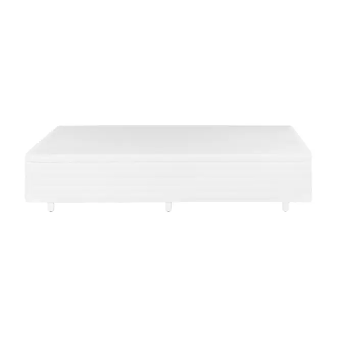 BASE PARA CAMA BOX CASAL 1,38 M X 1,88 M COM BAÚ MAX - BRANCO - Foto 3