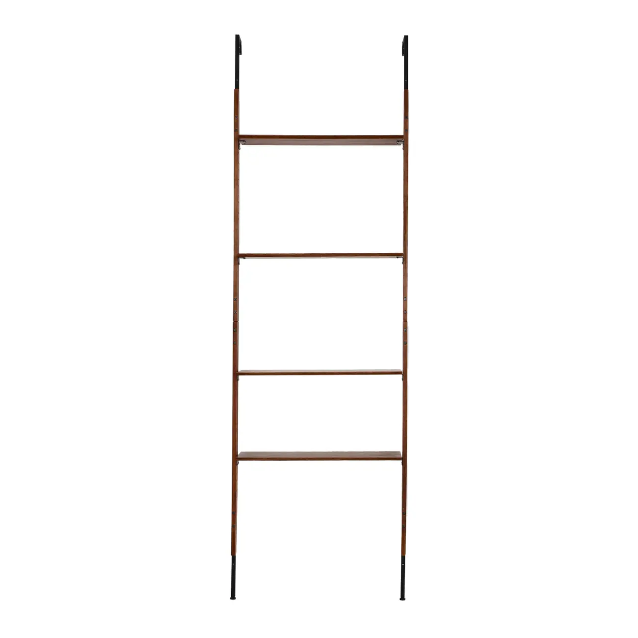 ESTANTE/DIVISÓRIA PAREDE/TETO 86 CM X 2,41 M/2,80 M LIBRERIA - NOZES/PRETO - Foto 1