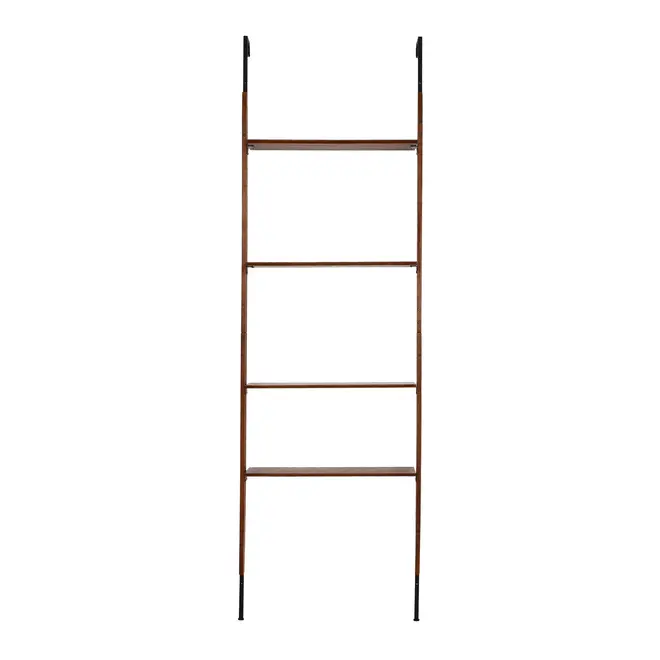 ESTANTE/DIVISÓRIA PAREDE/TETO 86 CM X 2,41 M/2,80 M LIBRERIA - NOZES/PRETO - Foto 1
