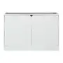 BRANCO/NOZES - ARMÁRIO DE COZINHA INFERIOR 1,20 M 2 PORTAS POAH