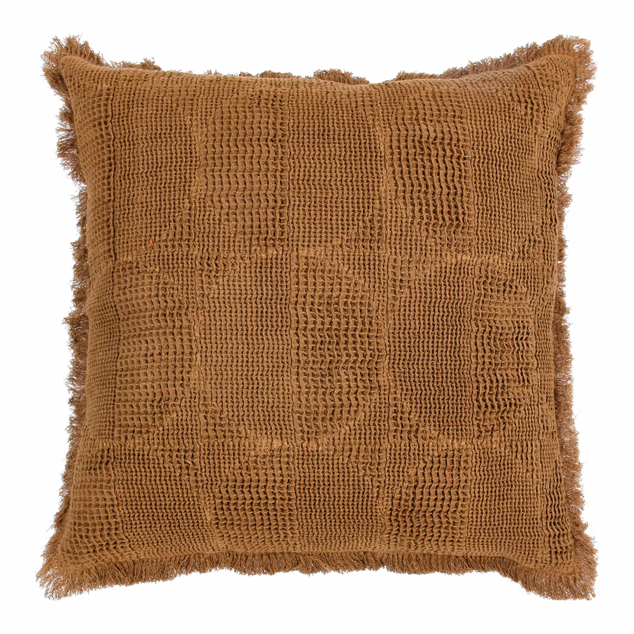CAPA ALMOFADA 45 CM X 45 CM FULAS - CANELA DO CEILÃO - Foto 1