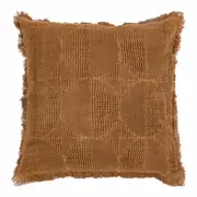 CAPA ALMOFADA 45 CM X 45 CM FULAS - CANELA DO CEILÃO - Foto 1