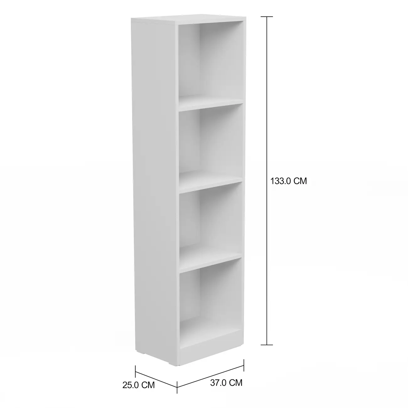 ESTANTE 37 CM X 1,33 M STRAITY - BRANCO - Foto 2