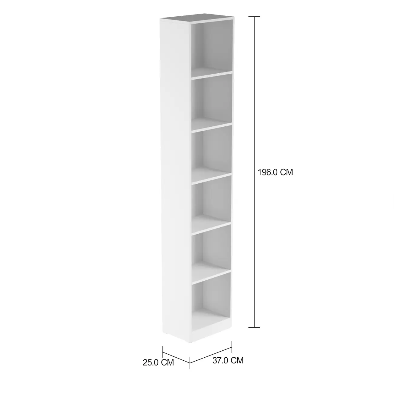 ESTANTE 37 CM X 1,96 M STRAITY - BRANCO - Foto 2