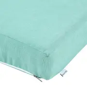 CONJUNTO DE ALMOFADAS PARA ESTRUTURA DE SOFÁ 1 LUGAR ABROLHOS - VERDE ÁGUA - Foto 8