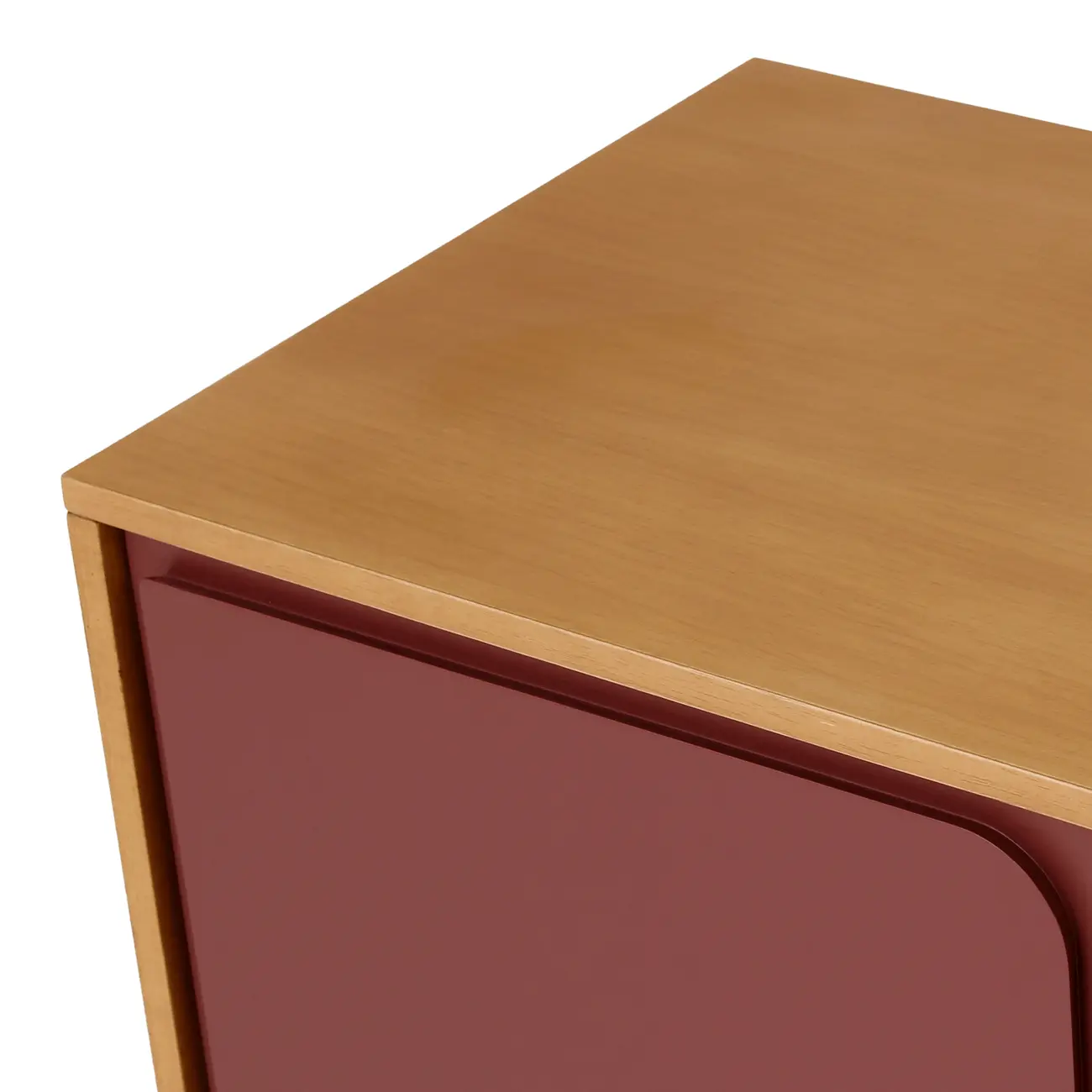 BUFFET 4 PORTAS 1,87 M X 45 CM ANTÚRIO - MACCHIATO/RODONITA - Foto 9
