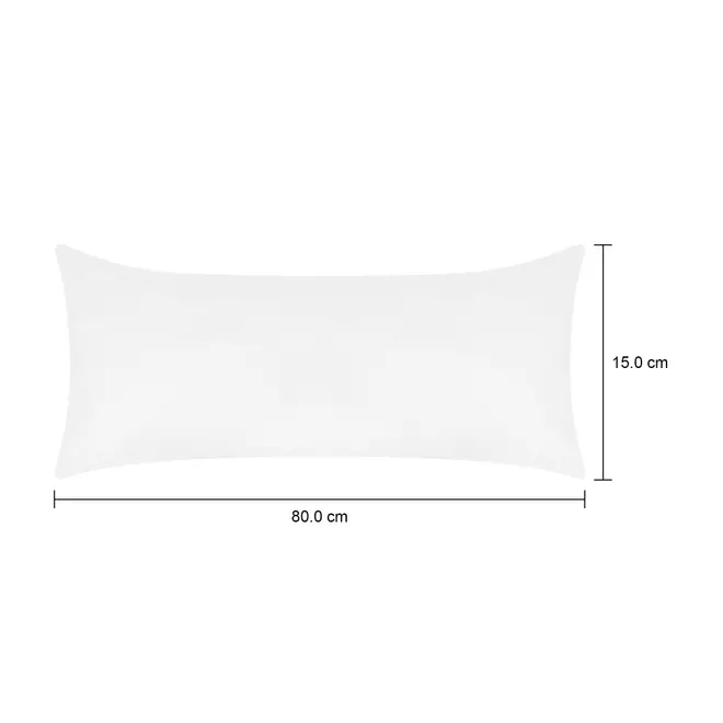 TRAVESSEIRO DE FIBRA JOELHO E TORNOZELO 35 CM X 80 CM POSTURE - BRANCO - Foto 4