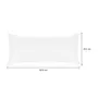 TRAVESSEIRO DE FIBRA JOELHO E TORNOZELO 35 CM X 80 CM POSTURE - BRANCO - Foto 4