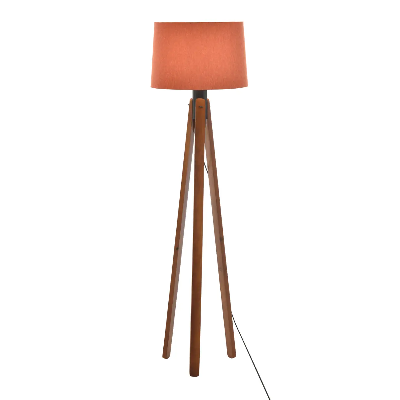 LUMINÁRIA DE CHÃO SLATS C/CUP Y - NOZES/TERRACOTA - Foto 2