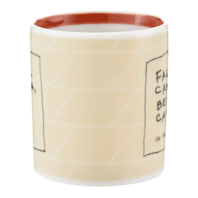 CANECA 350 ML IDA - FALAR CANSA - BEGE/PRETO - Foto 4