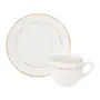 XÍCARA CAFÉ 75 ML GOLDEN - BRANCO/OURO - Foto 1