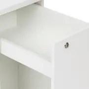 ARMÁRIO PARA ESCRITÓRIO BAIXO 1 PORTA DESLIZANTE ALETA - BRANCO - Foto 9