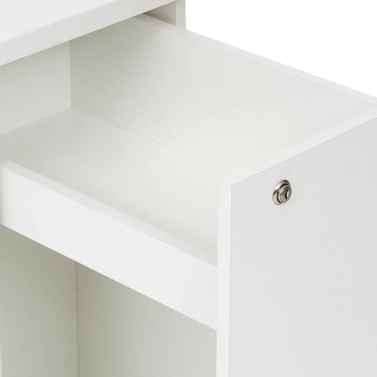 ARMÁRIO PARA ESCRITÓRIO BAIXO 1 PORTA DESLIZANTE ALETA - BRANCO - Foto 9