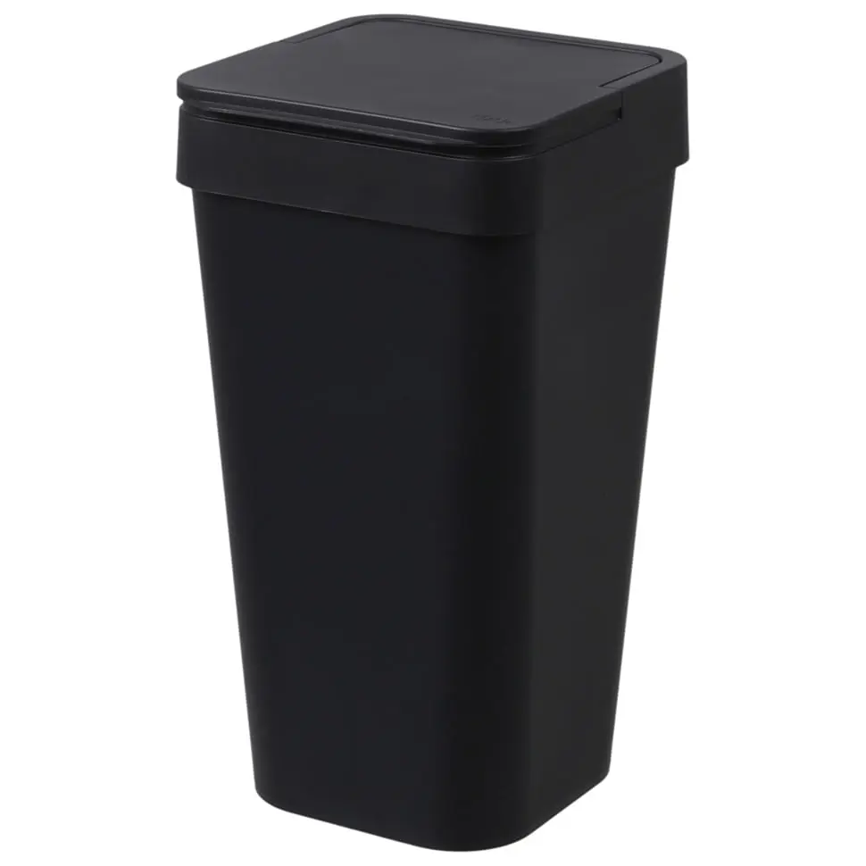 LIXEIRA 15 L FLAP - PRETO - Foto 2