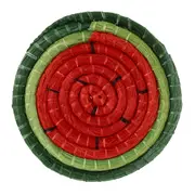 PORTA-COPOS CONJUNTO COM 4 PEÇAS SERTÃO MELANCIA - VERDE/VERMELHO - Foto 3