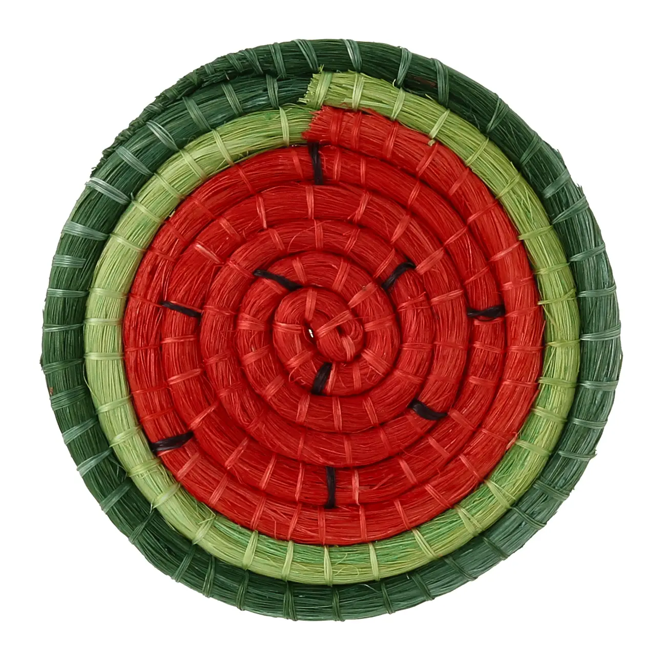 PORTA-COPOS CONJUNTO COM 4 PEÇAS SERTÃO MELANCIA - VERDE/VERMELHO - Foto 3