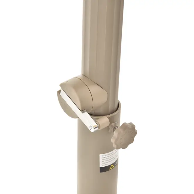 OMBRELONE LATERAL REDONDO 3,30 M MILUS - CAMELO/BEGE - Foto 7