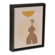 QUADRO 17 CM X 21 CM SUNAMU I - PRETO/MULTICOR - Foto 2
