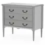 CÔMODA 3 GAVETAS 90 CM X 50 CM REGENCE - CINZA PROVENCE - Foto 2