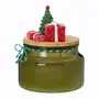 VELA POTE 12 CM PRESENTE SANTA ROCKS - MUSGO/ TERRACOTA - Foto 4