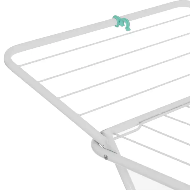 VARAL DE CHÃO DOBRÁVEL 1,42 M X 57 CM WIPE - BRANCO/MENTA - Foto 6