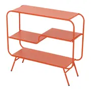 APARADOR 90 CM X 30 CM SERPENTINE - LARANJA LED - Foto 3