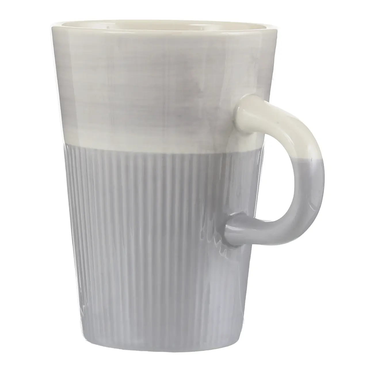 CANECA 400 ML CÔTELÉ - GRIS BRULÉ - Foto 2