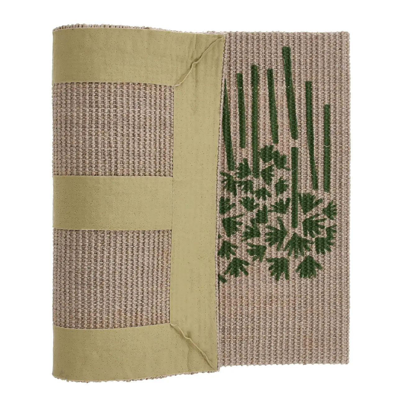 CAPACHO 40 CM X 60 CM TÃO LONGE TÃO PERTO - NATURAL/SÁLVIA - Foto 3