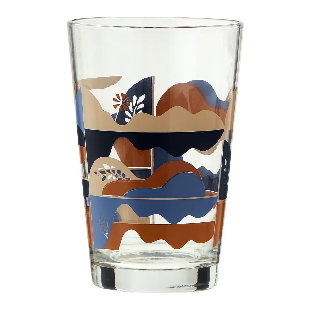 COPO LONG DRINK 350 ML MULHER PÁSSARO - AZUL/TERRACOTA - Foto 3