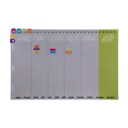 MEMORY-BOARD 60 CM X 40 CM YEAR - CINZA/MULTICOR - Foto 1