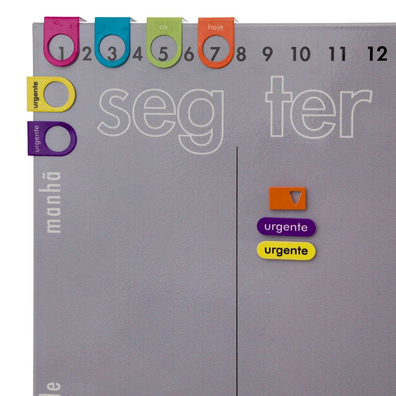 MEMORY-BOARD 60 CM X 40 CM YEAR - CINZA/MULTICOR - Foto 4
