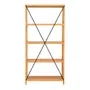 ESTANTE 98 CM X 2 M BEAM - AMÊNDOA/PRETO - Foto 4