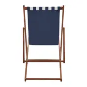 ESPREGUIÇADEIRA RECLINÁVEL EM 3 POSIÇÕES BLUESTRIPE - EUCALIPTO/AZUL ESCURO - Foto 6