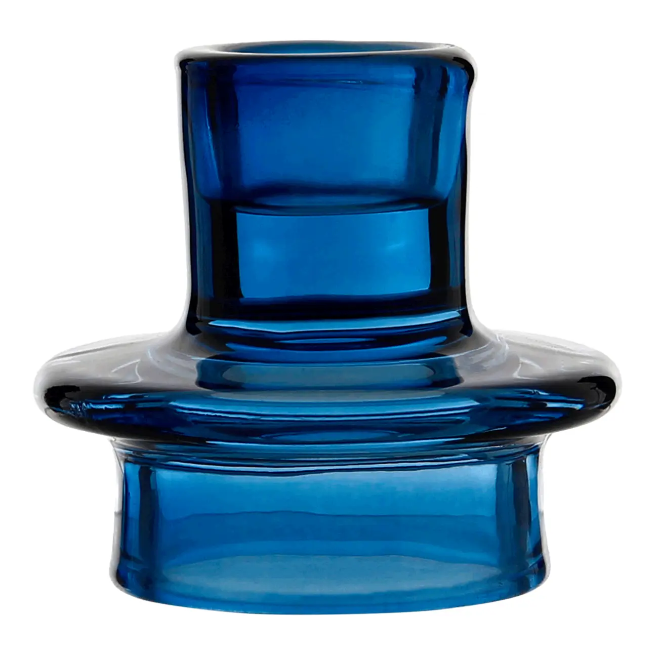 SUPORTE VELA/CASTIÇAL LUMI - AZUL COBALTO - Foto 1
