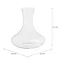 DECANTER 1,5 L CRISTALINO TUBET - INCOLOR - Foto 2