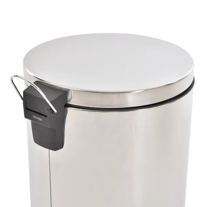 LIXEIRA 3 L MALDEN - INOX/PRETO - Foto 8