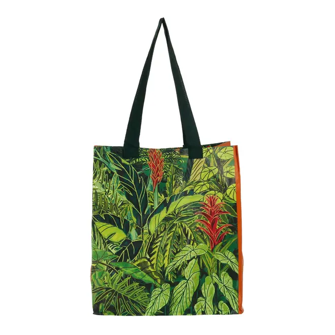 SACOLA REUTILIZÁVEL SELVA PRÓPRIA - VERDE/TERRACOTA - Foto 1