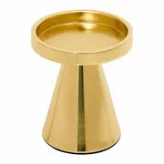 SUPORTE VELA 10 CM INNER GLOW - OURO - Foto 1