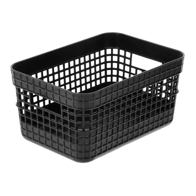 CESTO 10 CM X 20 CM X 14 CM GRID - PRETO - Foto 5