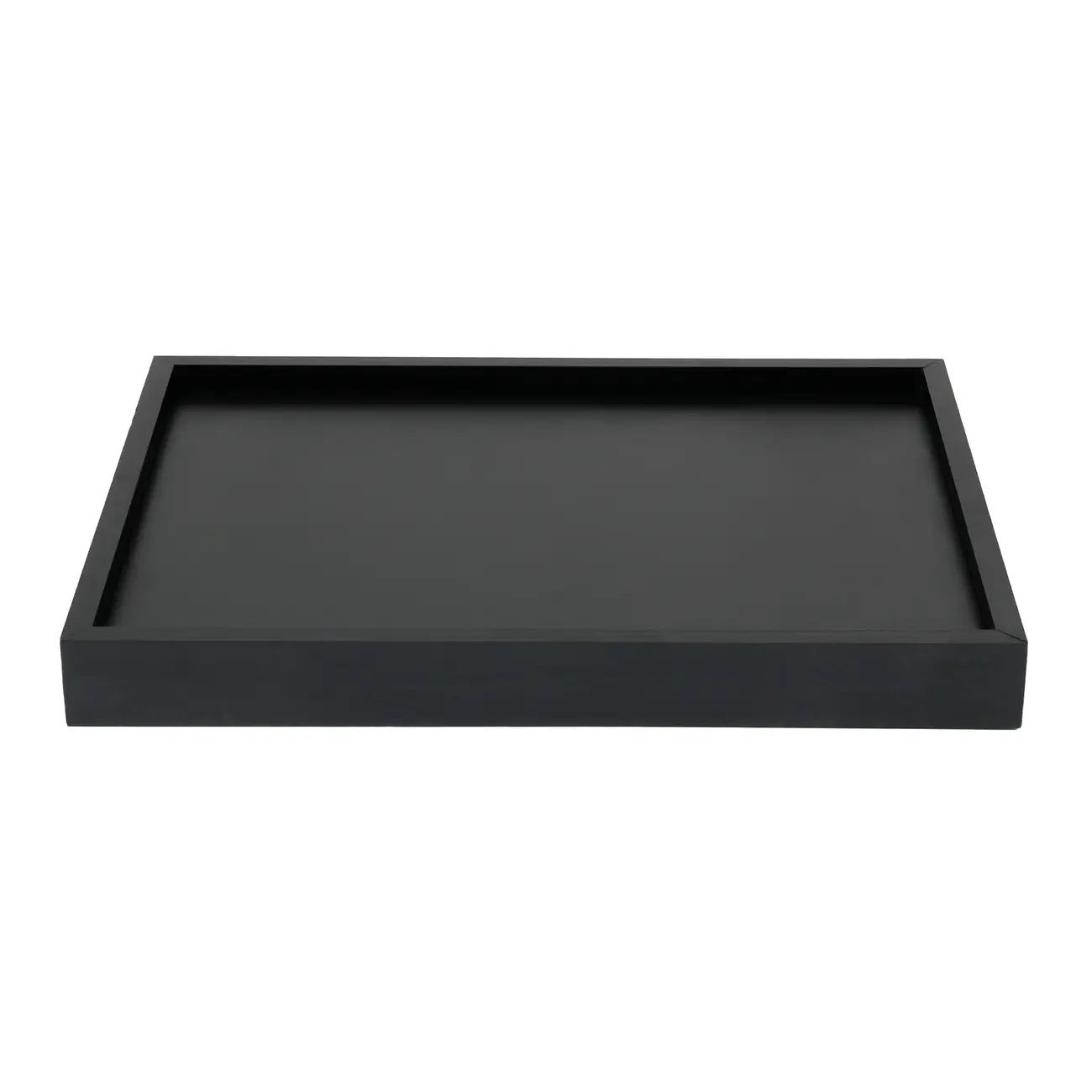 BANDEJA COM PÉ 48 CM X 35 CM ROXY - PRETO/CROMADO - Foto 5