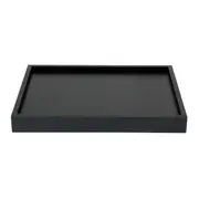 BANDEJA COM PÉ 48 CM X 35 CM ROXY - PRETO/CROMADO - Foto 5