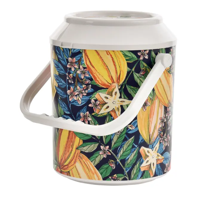 COOLER 10 LATAS SAUDADE TROPICAL - AREIA/MULTICOR - Foto 2