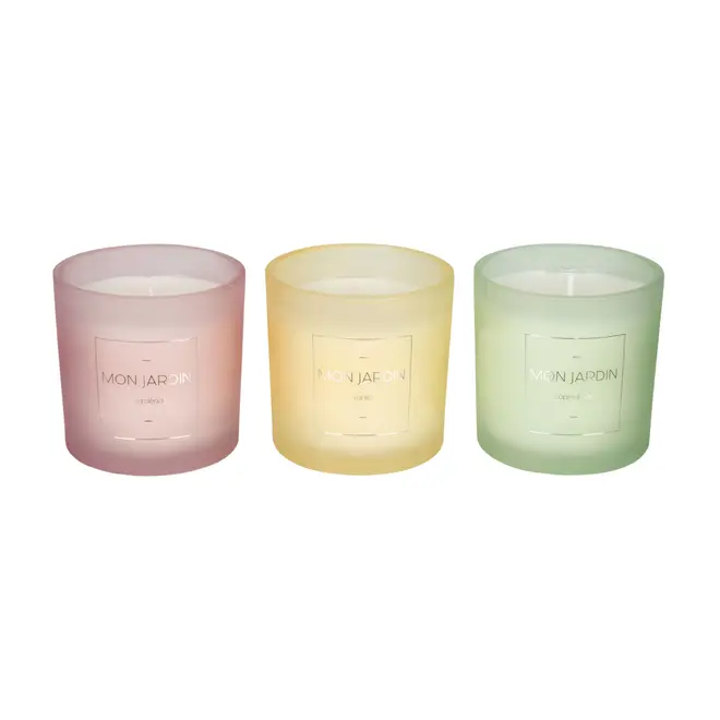 VELA PERFUMADA POTE VANILLA MON JARDIN - BEGE/BRANCO - Foto 4