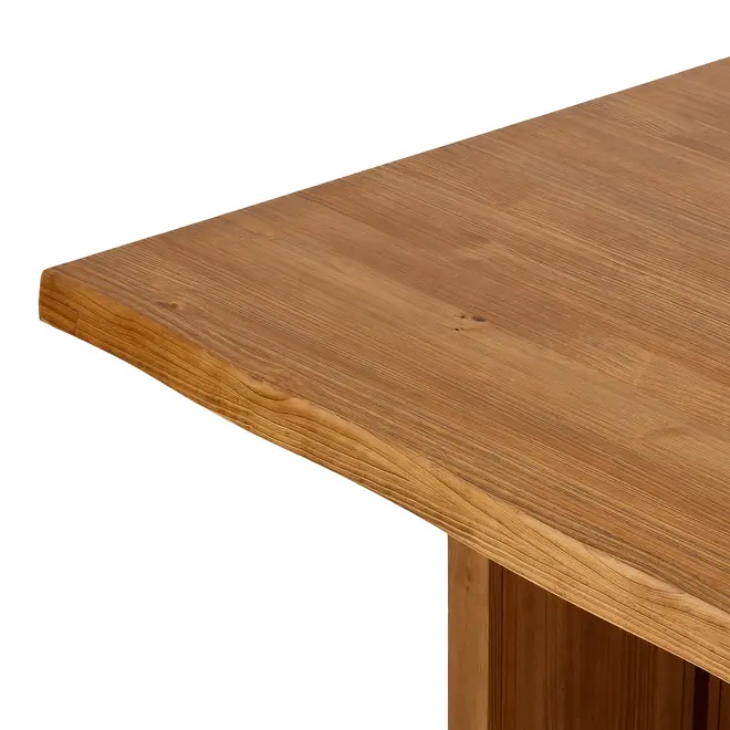 MESA DE JANTAR 2,38 M X 1,10 M PLANK - AMÊNDOA RÚSTICA - Foto 8