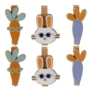PRENDEDOR CONJUNTO COM 6 PEÇAS POPÁSCOA - SORBET DE MANGA/CORES CALEIDOCOLOR - Foto 1