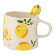 CANECA 300 ML CÍTRICUS - BRANCO/AMARELO - Foto 1