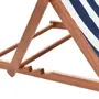 ESPREGUIÇADEIRA RECLINÁVEL EM 3 POSIÇÕES BLUESTRIPE - EUCALIPTO/AZUL ESCURO - Foto 8
