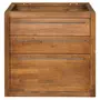 GAVETEIRO PARA COZINHA 80 CM 3 GAVETAS GOURMET - NOZES/ZINCO - Foto 1